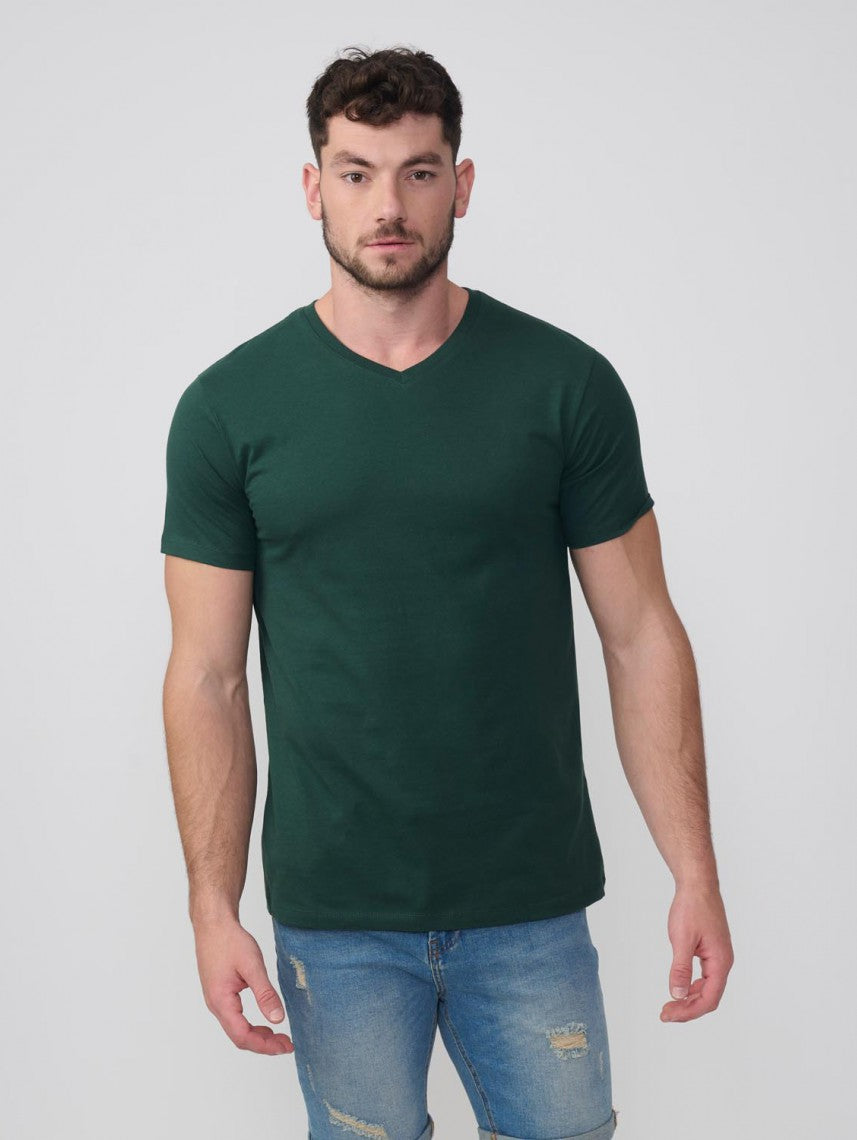 MEN’S Basic Slim Fit V neck