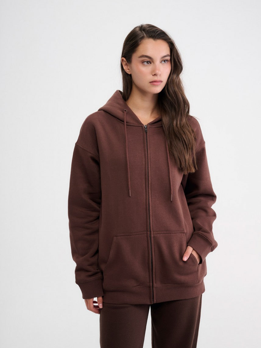 POSEIDON OVERSIZE ZIP UP HOODIE